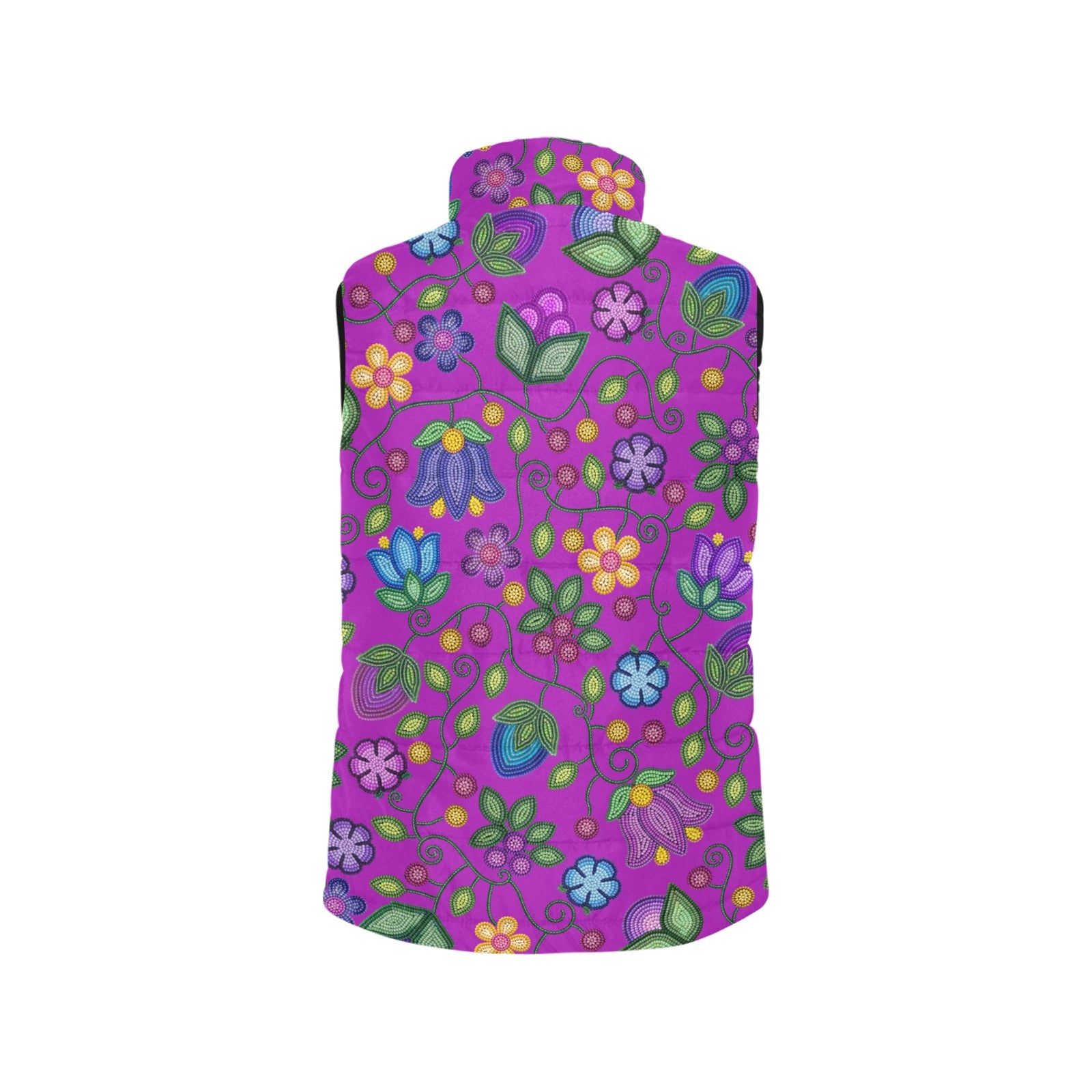 Bloom Uplift Purple Women's Padded Vest Jacket