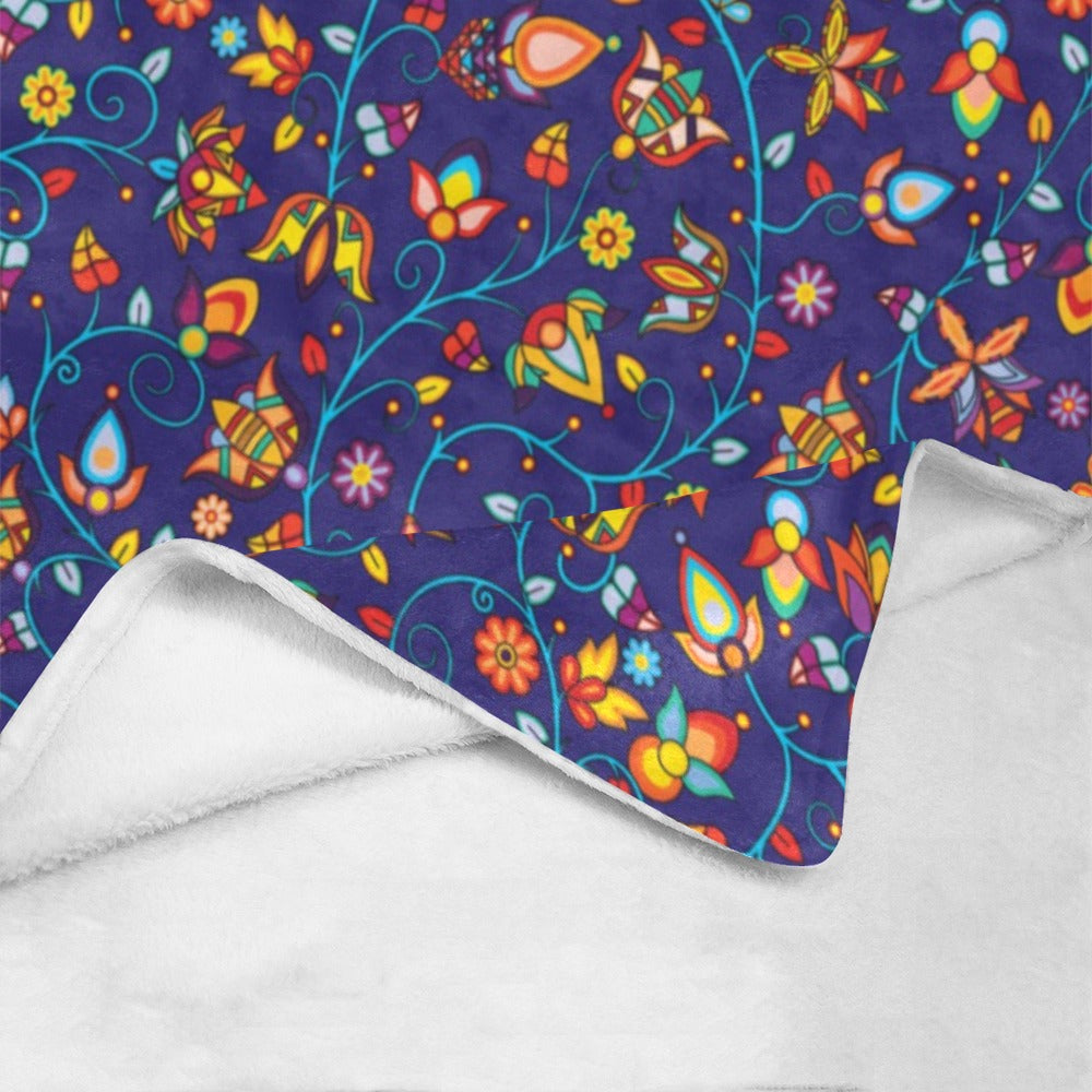 Thorny Path Blue Ultra-Soft Micro Fleece Blanket 40"x50"