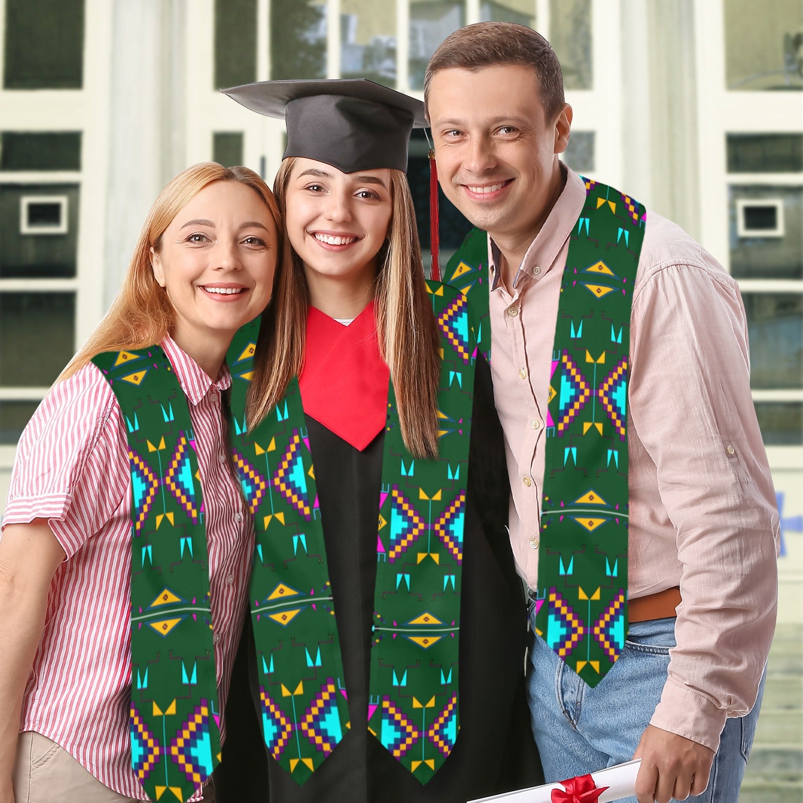 Rite of Passage Squash Leaf Graduation Stole