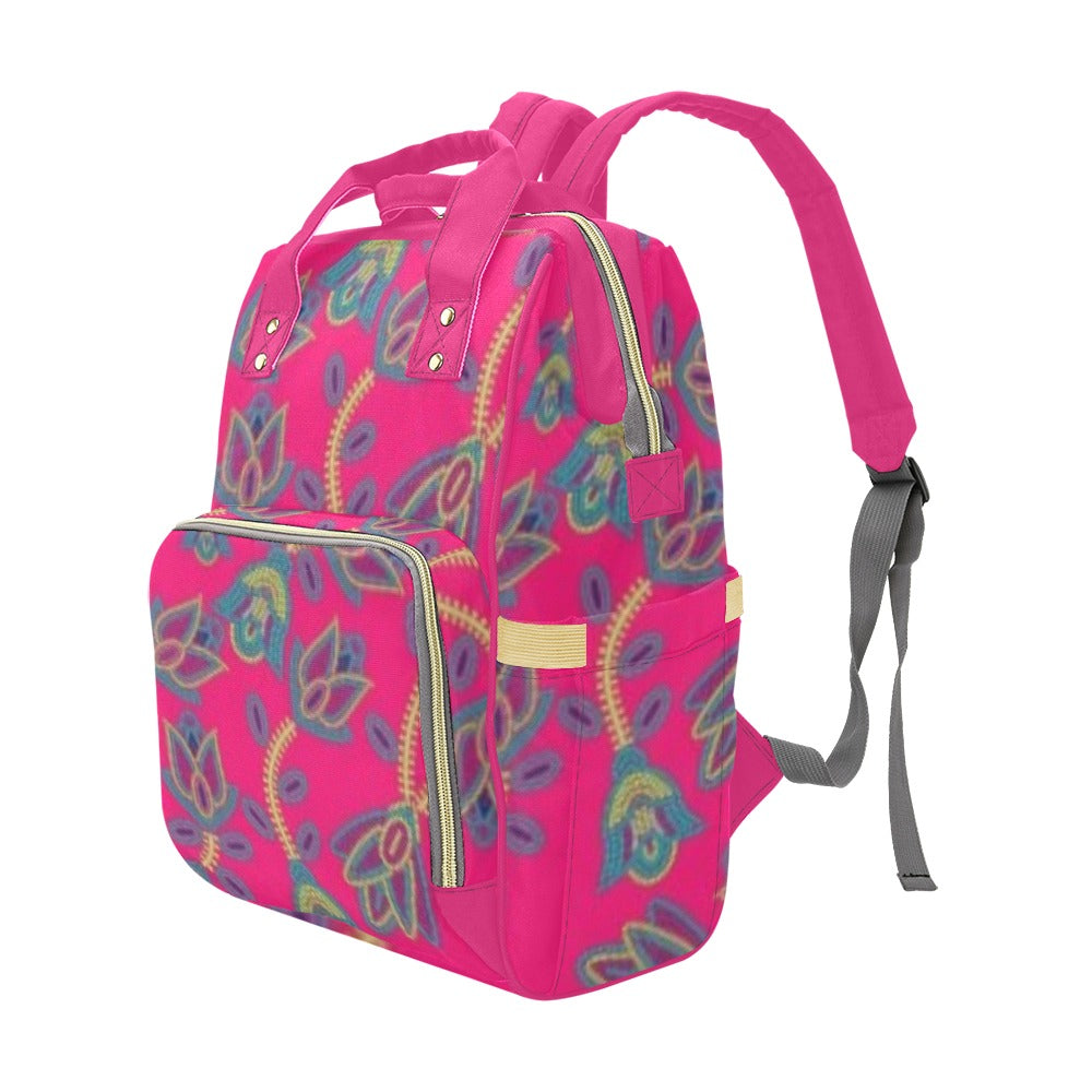 Beaded Lemonade Multi-Function Diaper Backpack/Diaper Bag