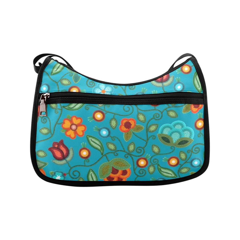 Prairie Fire Petals Ocean Crossbody Bag
