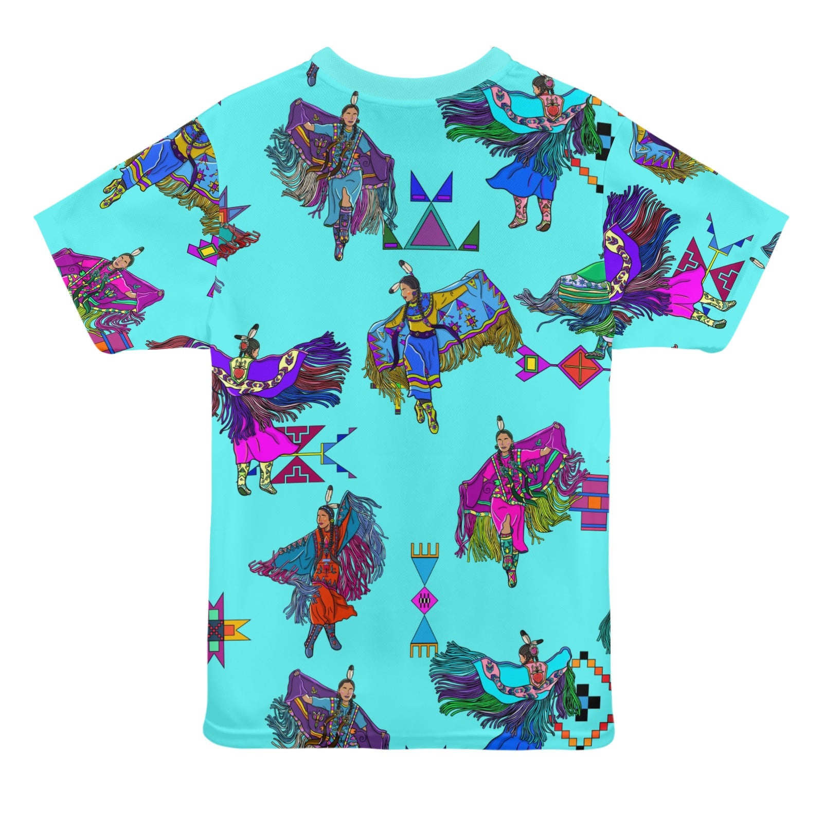 Women's Fancy Dancers Turquoise T-shirt for Women