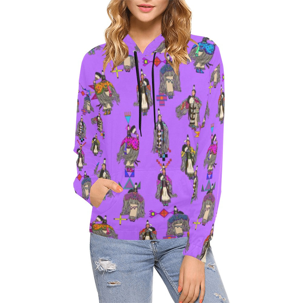 Womens Tradish Dancers Purple Hoodie for Women (USA Size)