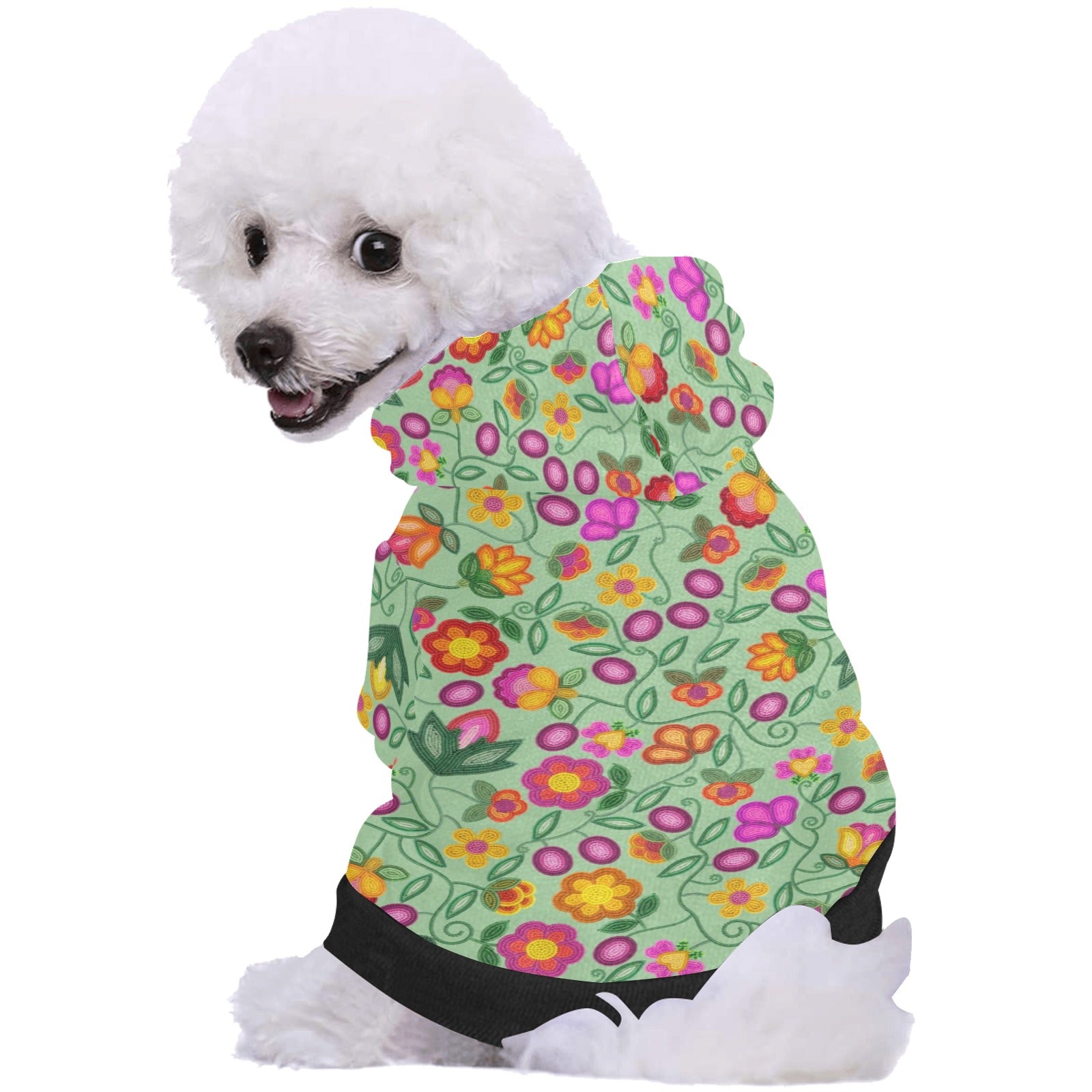 Boreal Bounty Green Pet Dog Hoodie