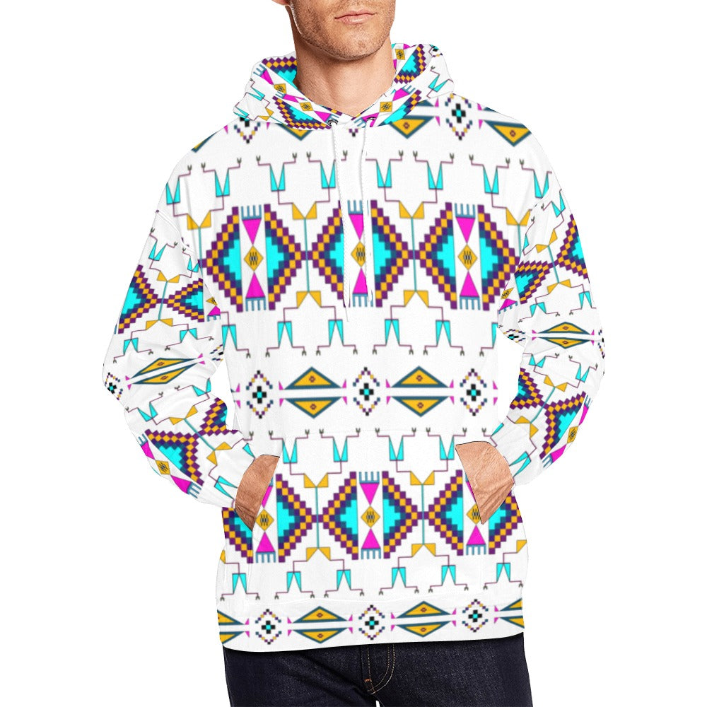 Rite of Passage White Hoodie for Men (USA Size)