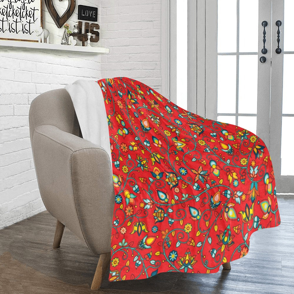 Thorny Path Red Ultra-Soft Micro Fleece Blanket 50"x60"