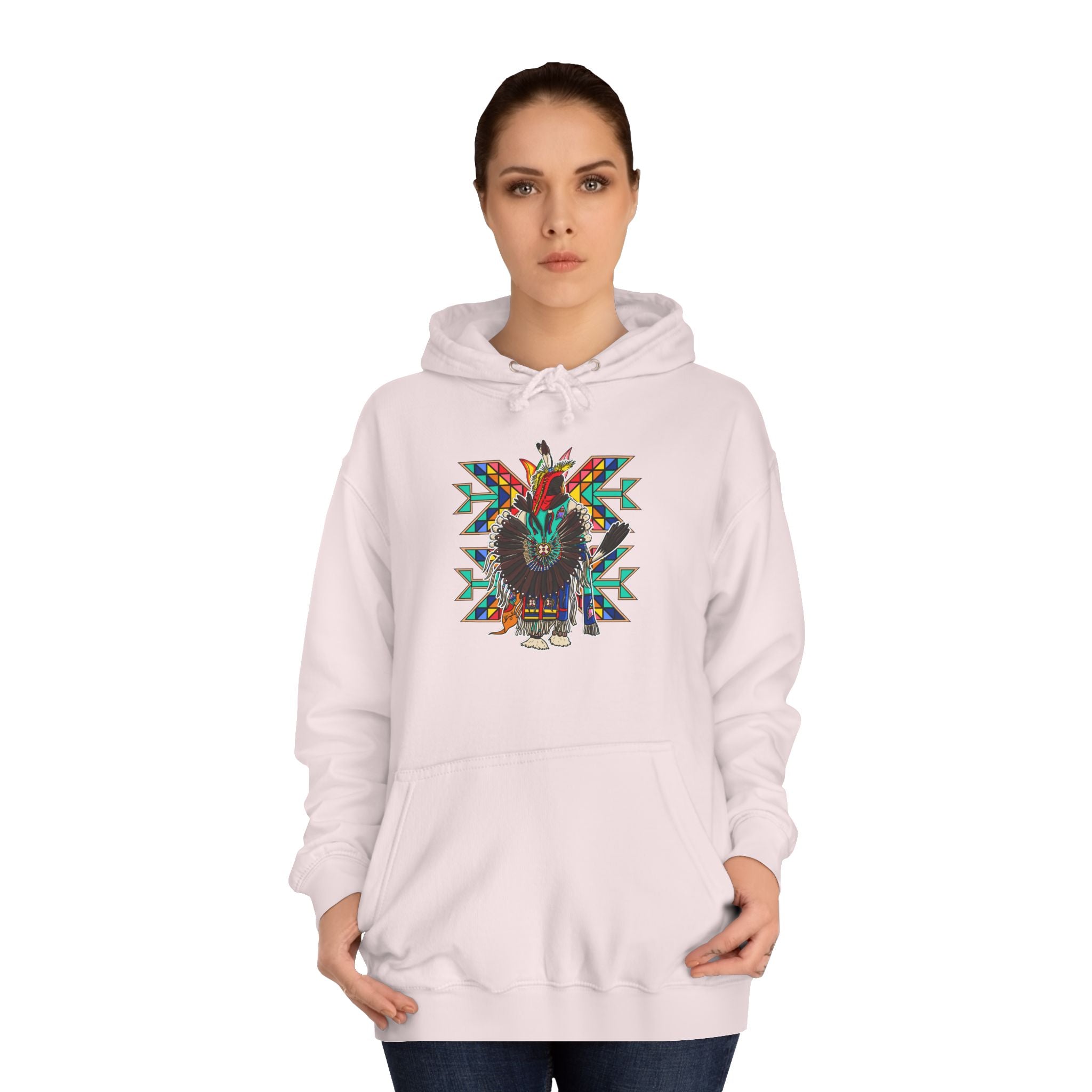 Traditional Powwow Man Dancer 4 Unisex Hoodie