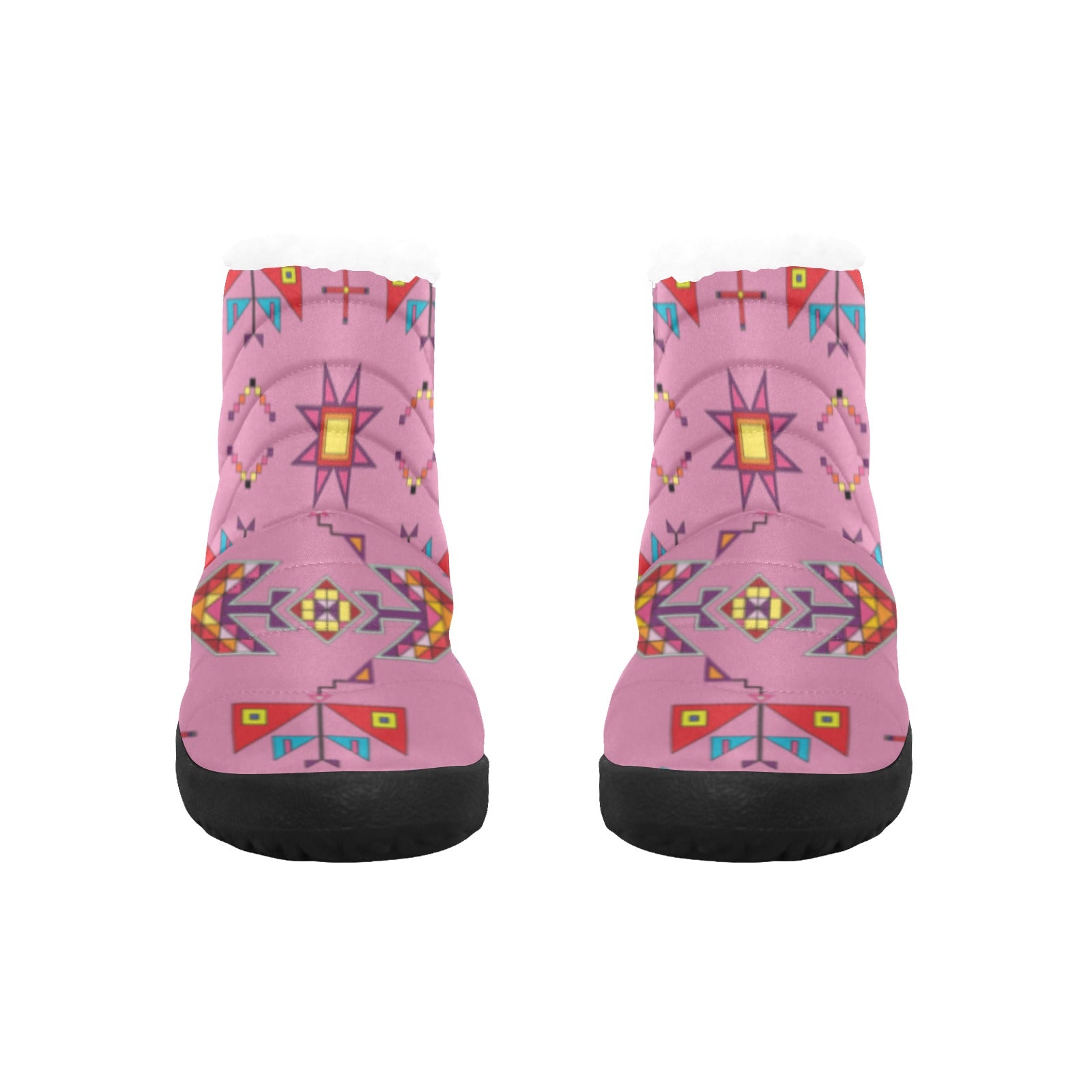 Scattered Generations Pink Women's Padded Winter Boot