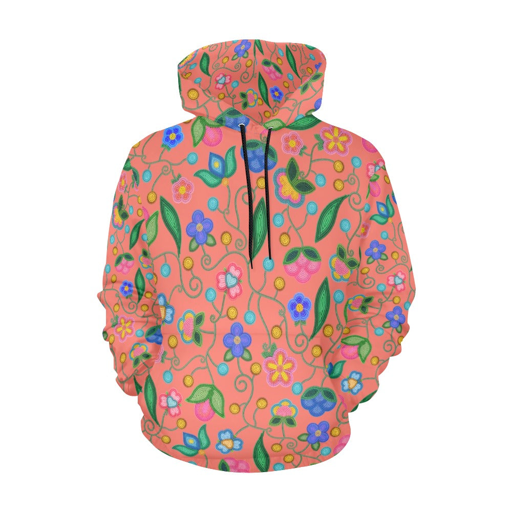 Skyberry Serenade Peach Hoodie for Men (USA Size)