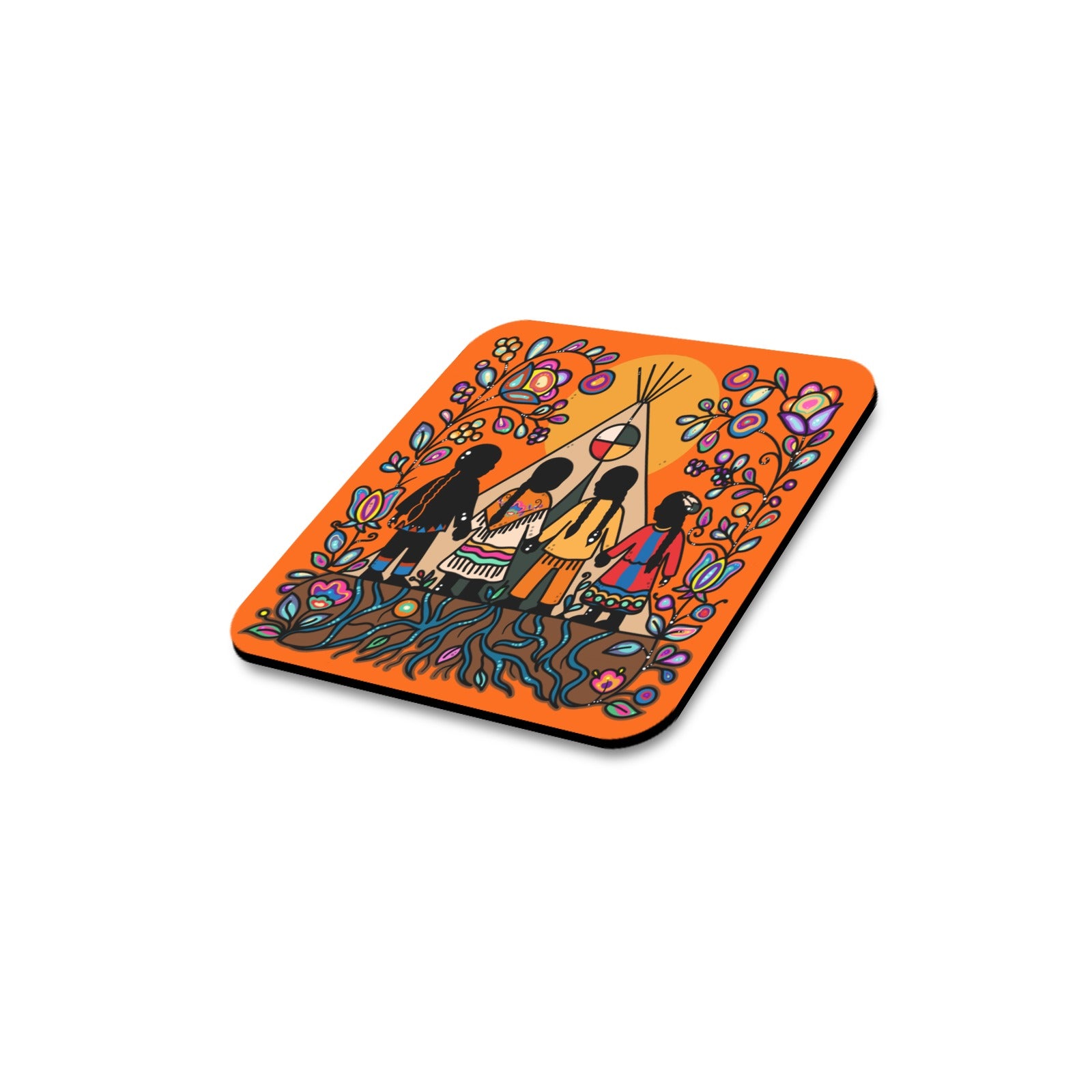 Rooted in Culture Square Fridge Magnet