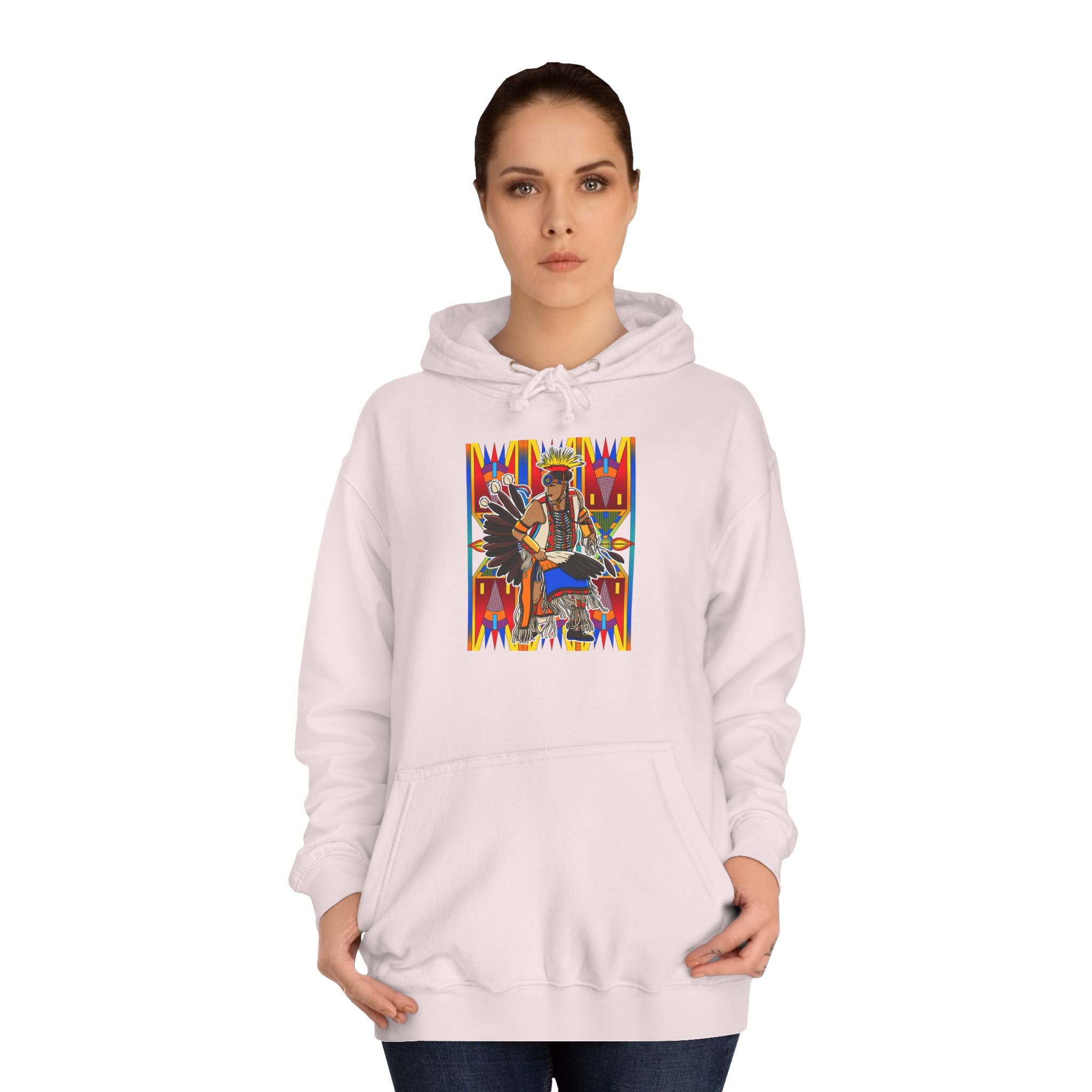 Traditional Powwow Man Dancer 3 Unisex Hoodie