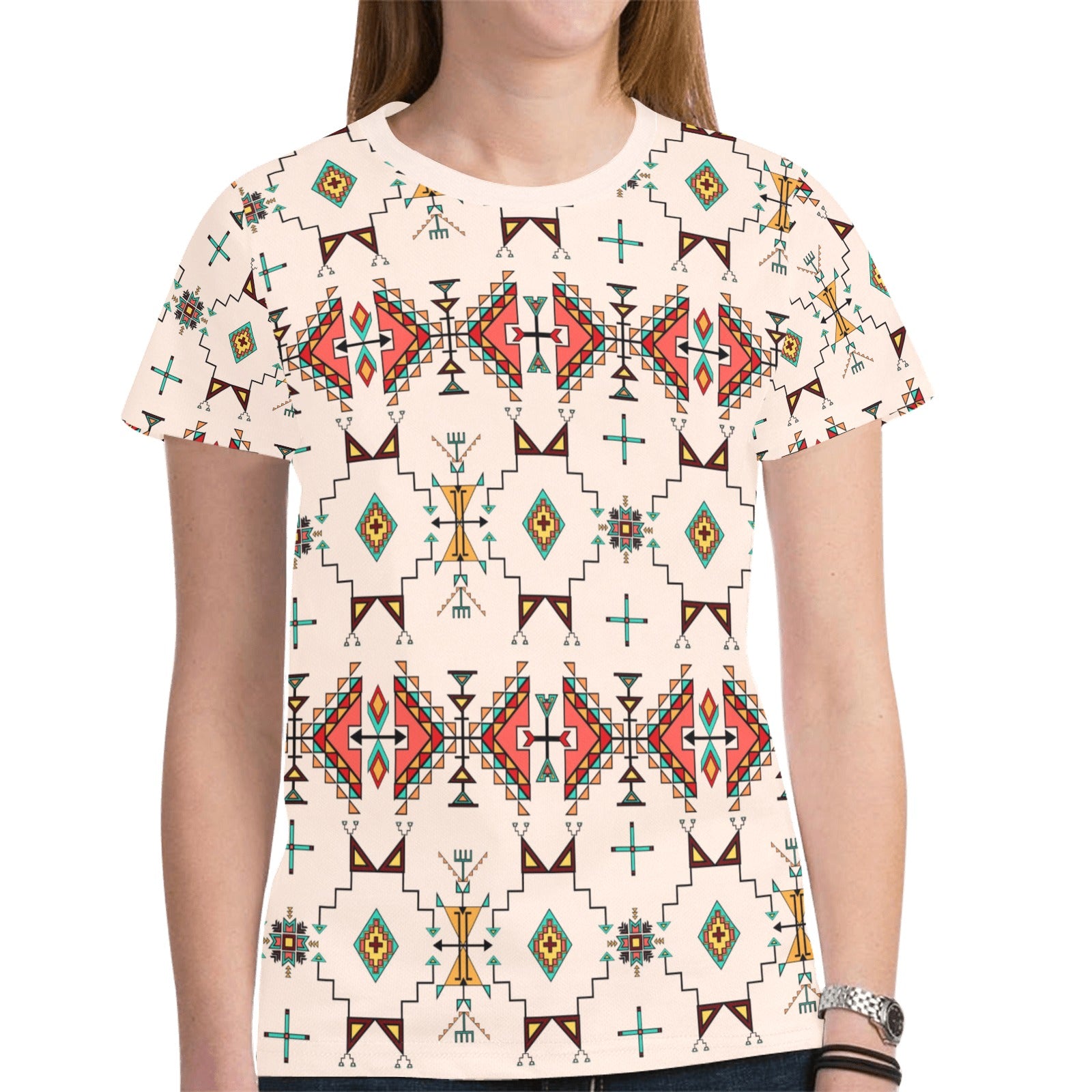 Thunder Flight Cream T-shirt for Women