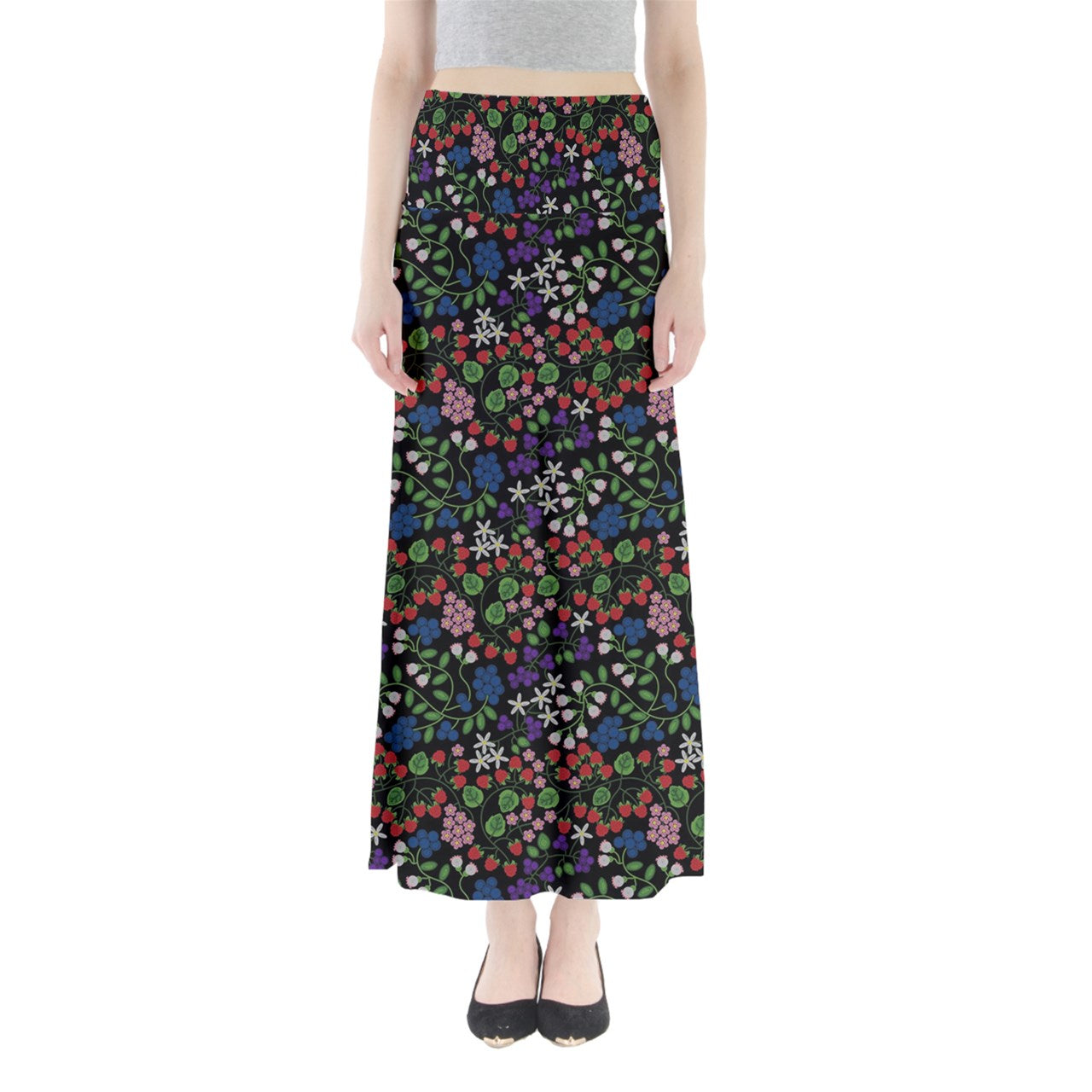 Takwakin Harvest Midnight Full Length Maxi Skirt
