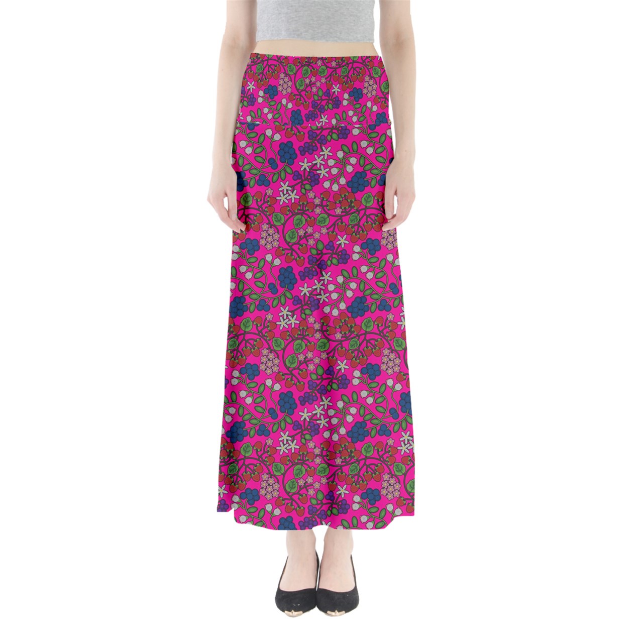 Takwakin Harvest Blush Full Length Maxi Skirt