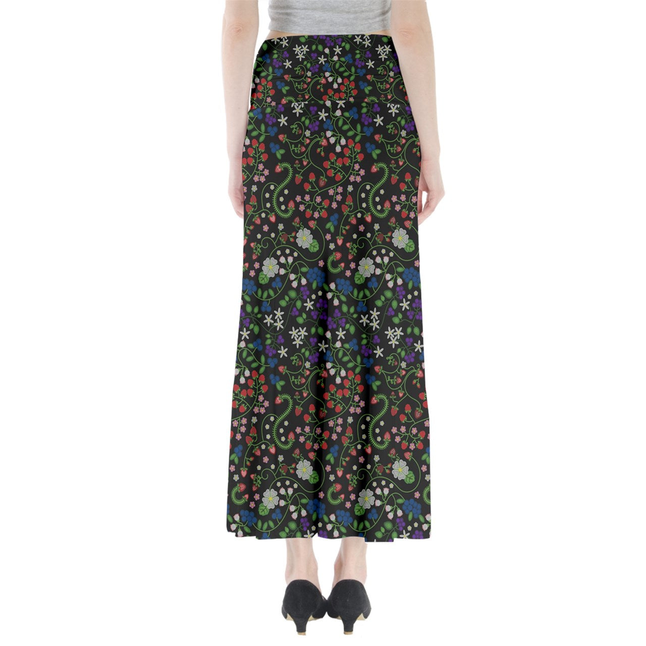 Grandmother Stories Midnight Full Length Maxi Skirt