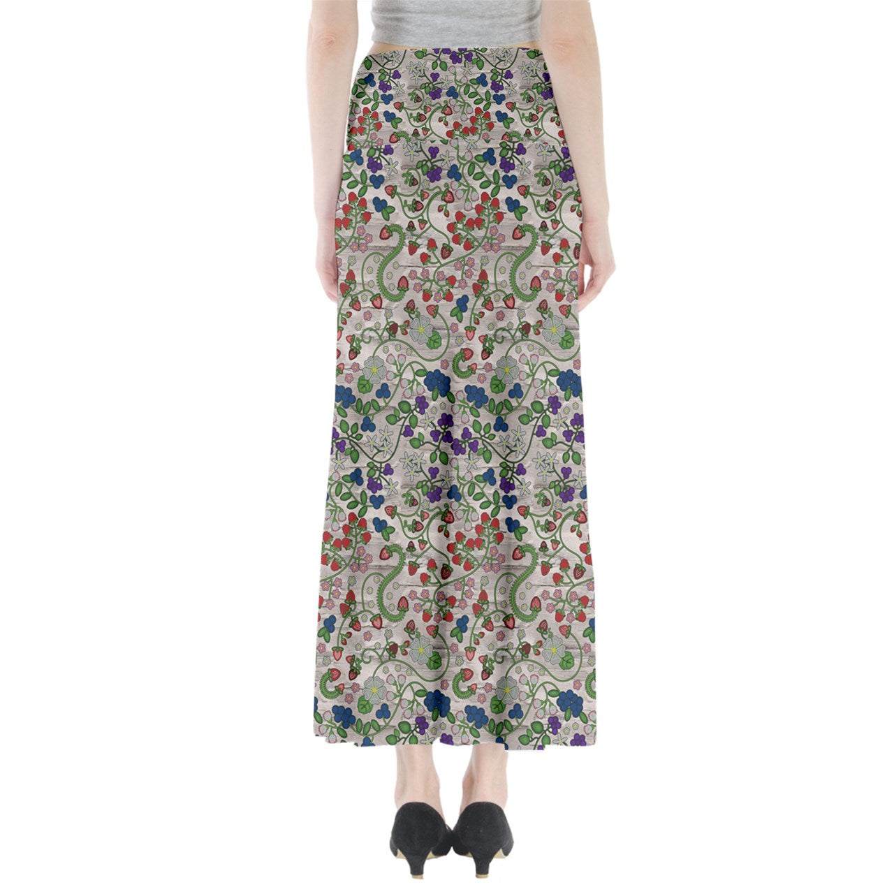 Grandmother Stories Bright Birch Full Length Maxi Skirt