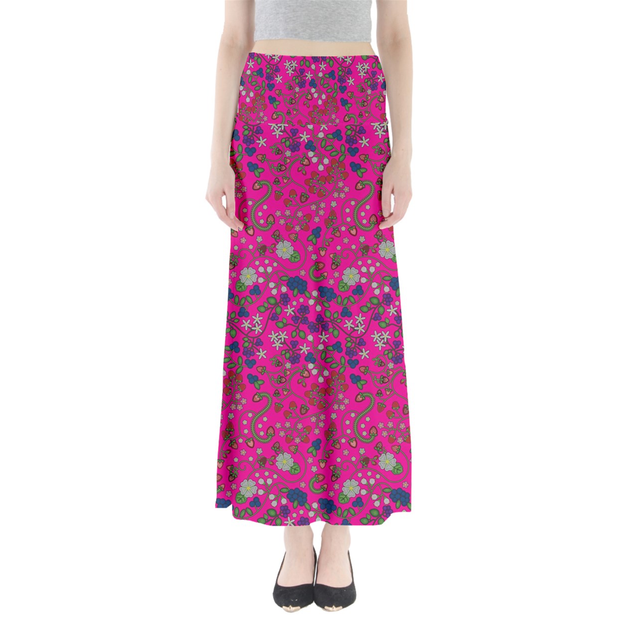 Grandmother Stories Blush Full Length Maxi Skirt