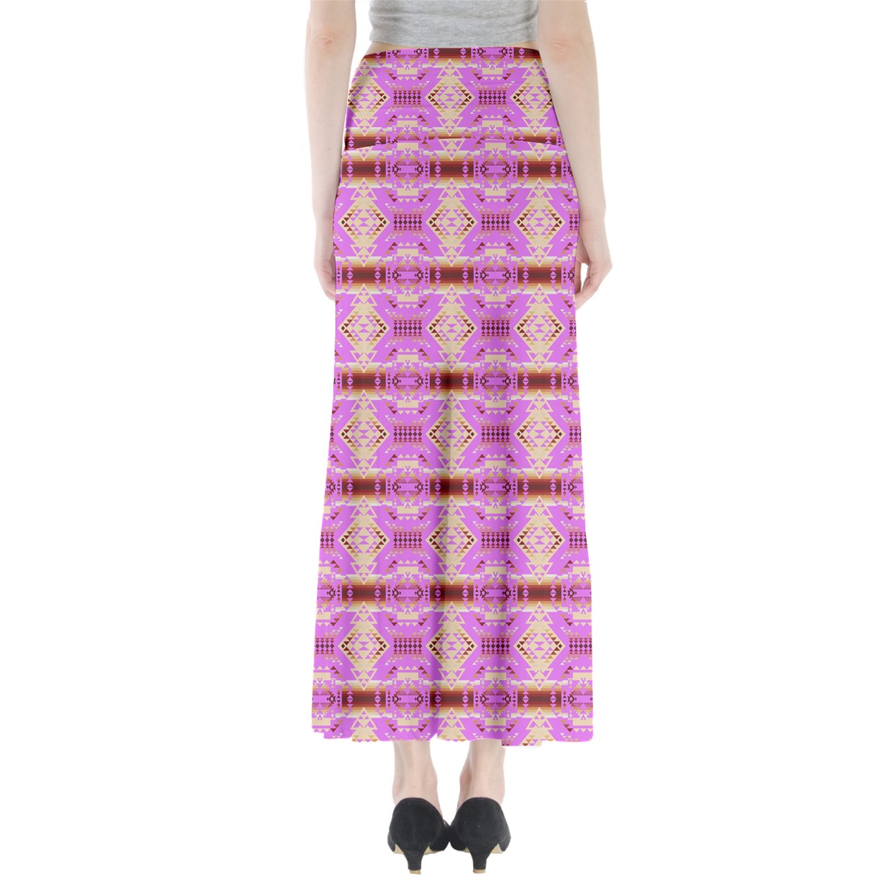 Gathering Earth Lilac Full Length Maxi Skirt