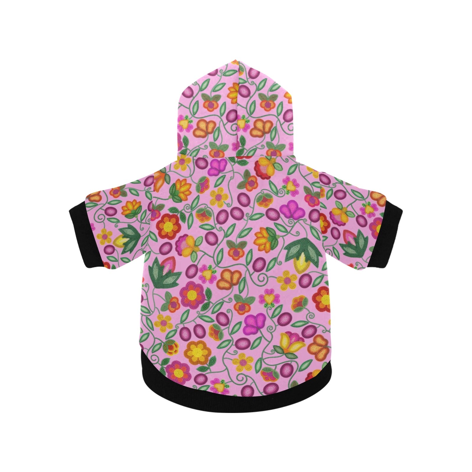 Boreal Bounty Pink Pet Dog Hoodie