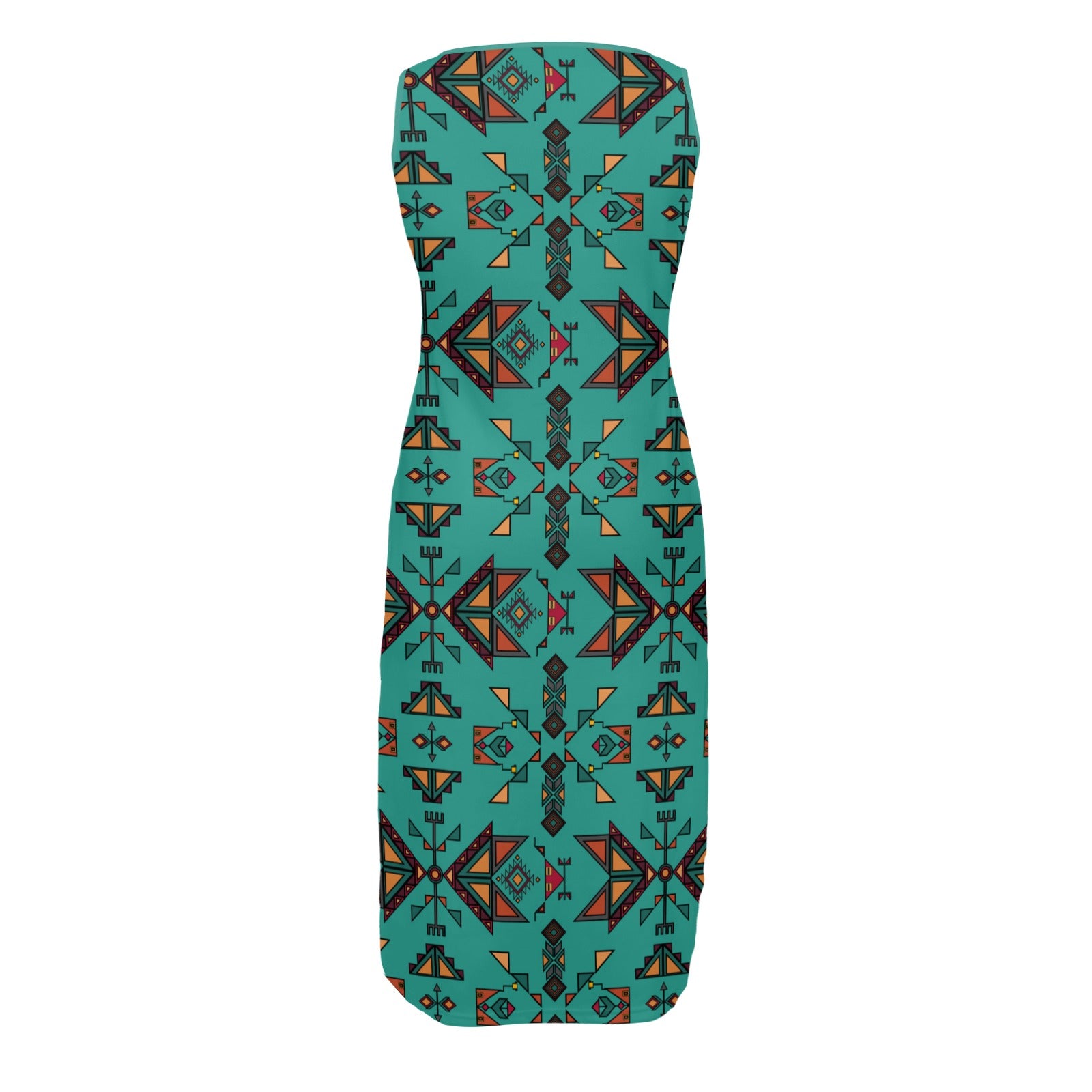 Arrow Dawn Turquoise Phaedra Sleeveless Open Fork Long Dress
