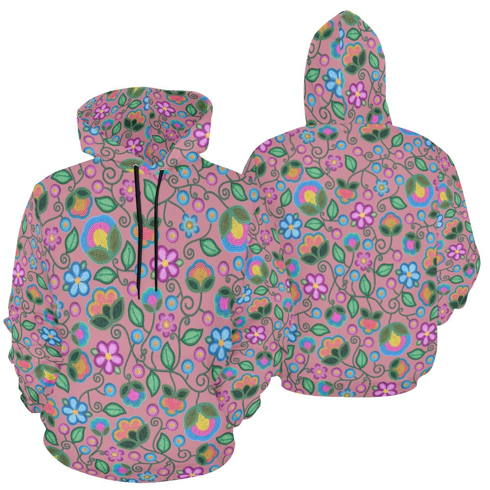 Turquoise Sunbeam Peach Hoodie for Men (USA Size)