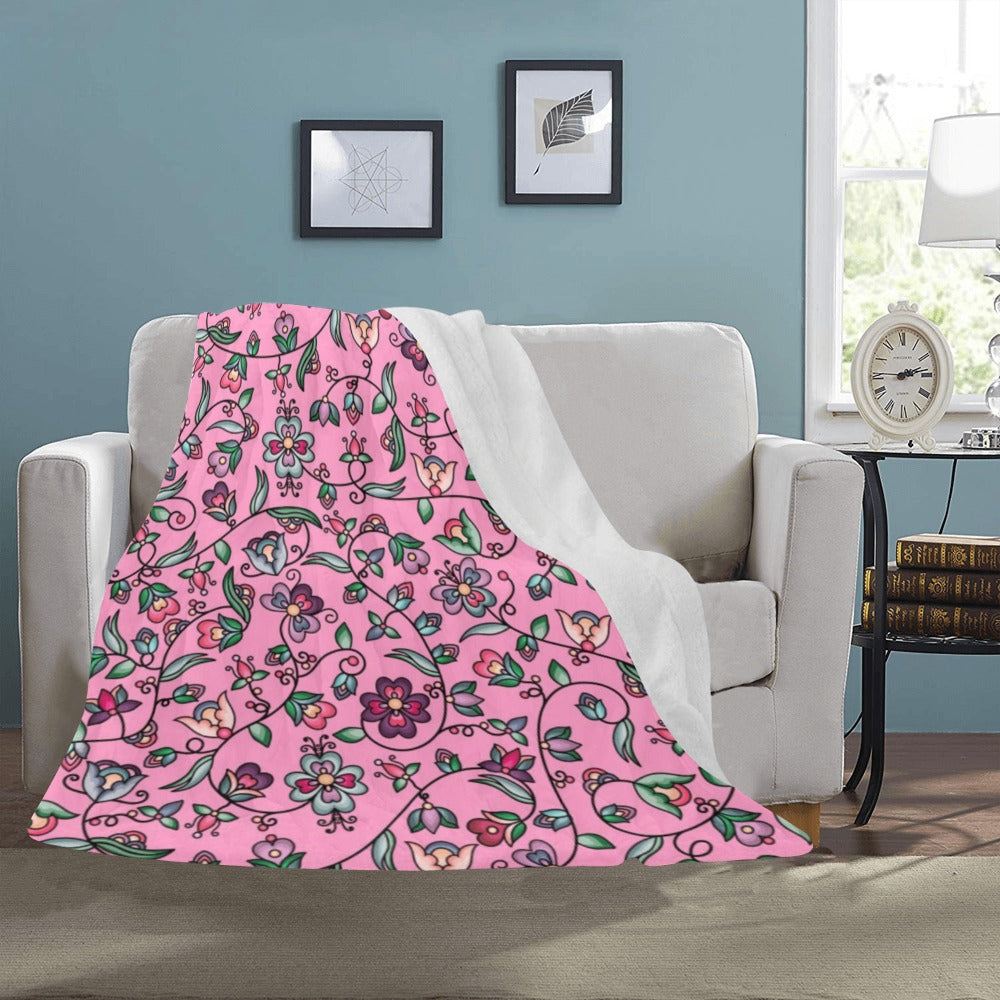 Amber Evening Garland Pink Ultra-Soft Micro Fleece Blanket 50"x60"