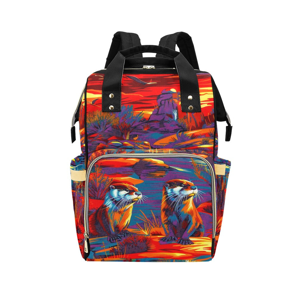 Silly Otters Multi-Function Diaper Backpack/Diaper Bag
