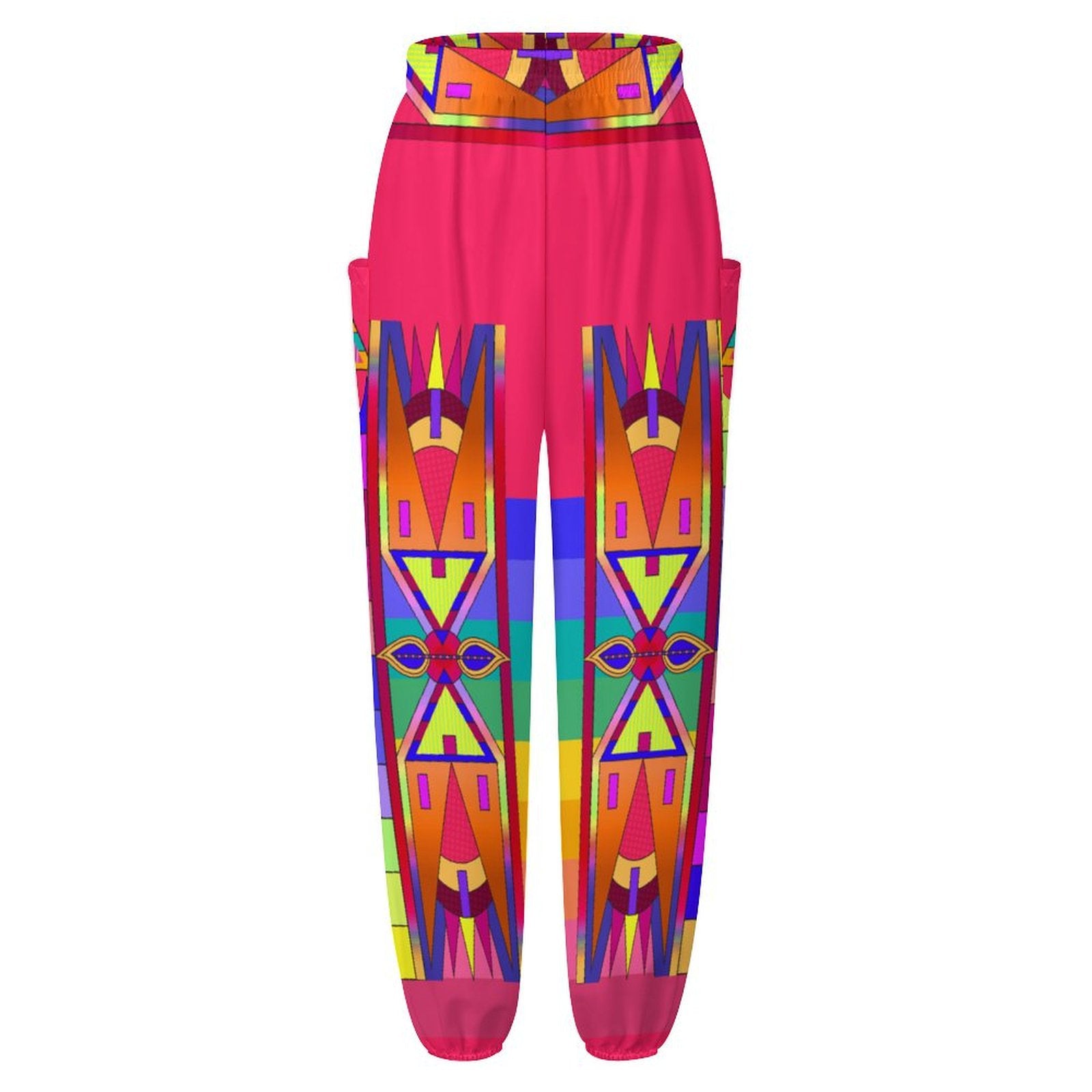 Rainbow Spirit Path Pink Ribbon Joggers