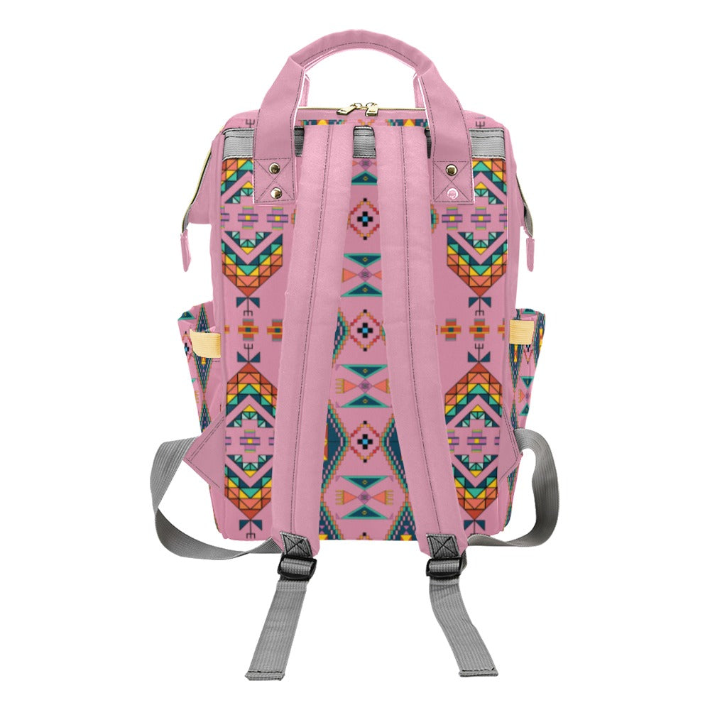 Travois Tipi Dusky Sunset Multi-Function Diaper Backpack/Diaper Bag