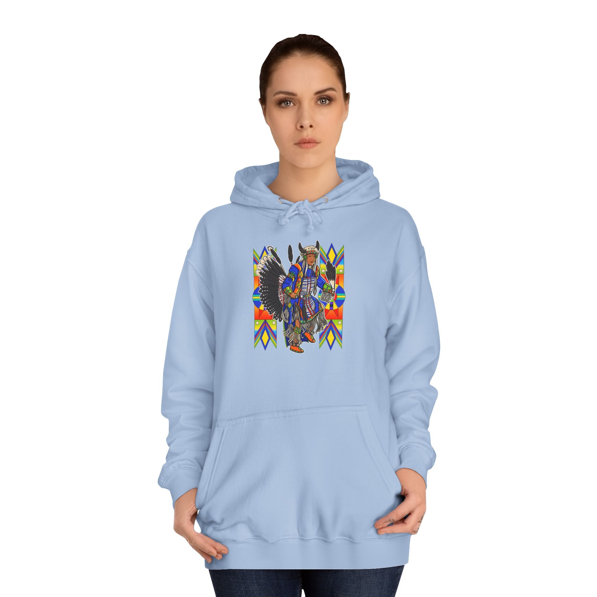 Traditional Powwow Man Dancer 1 Unisex Hoodie