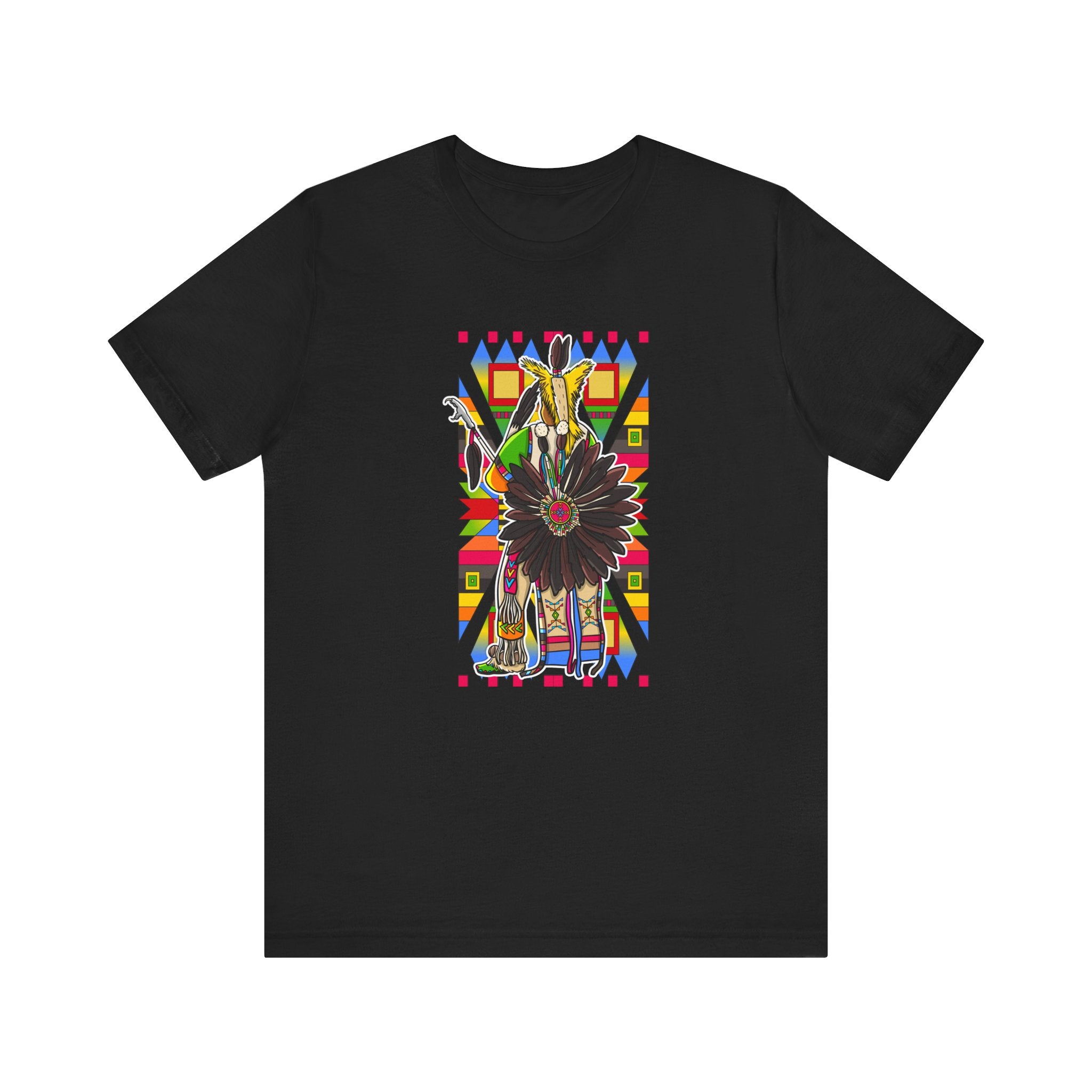 Traditional Powwow Man Dancer 5 Bella Canvas T-shirt