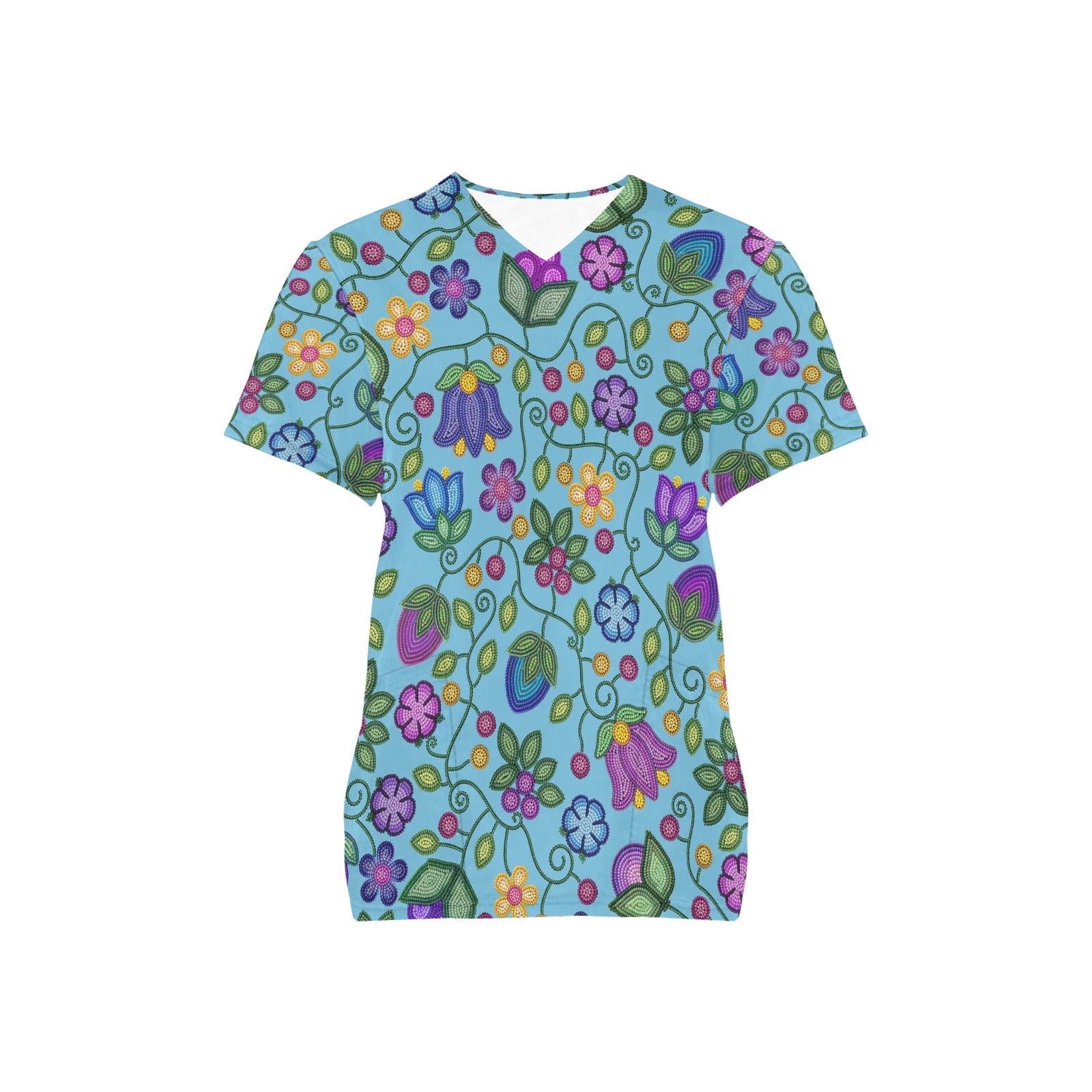 Bloom Uplift Sky Scrub Top