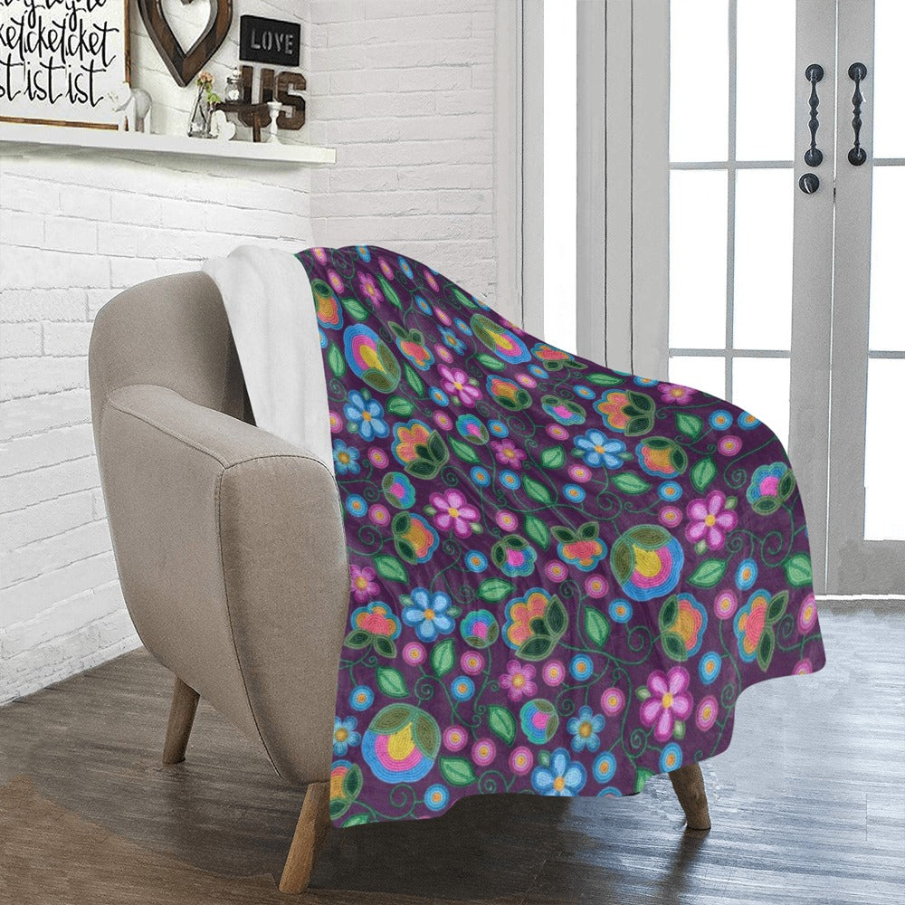 Turquoise Sunbeam Violet Ultra-Soft Micro Fleece Blanket 40"x50"