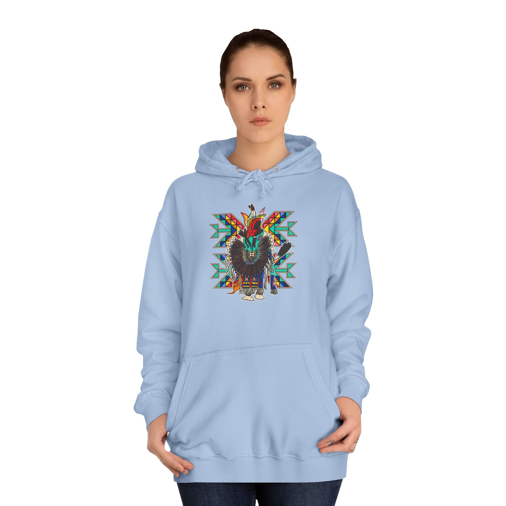 Traditional Powwow Man Dancer 4 Unisex Hoodie