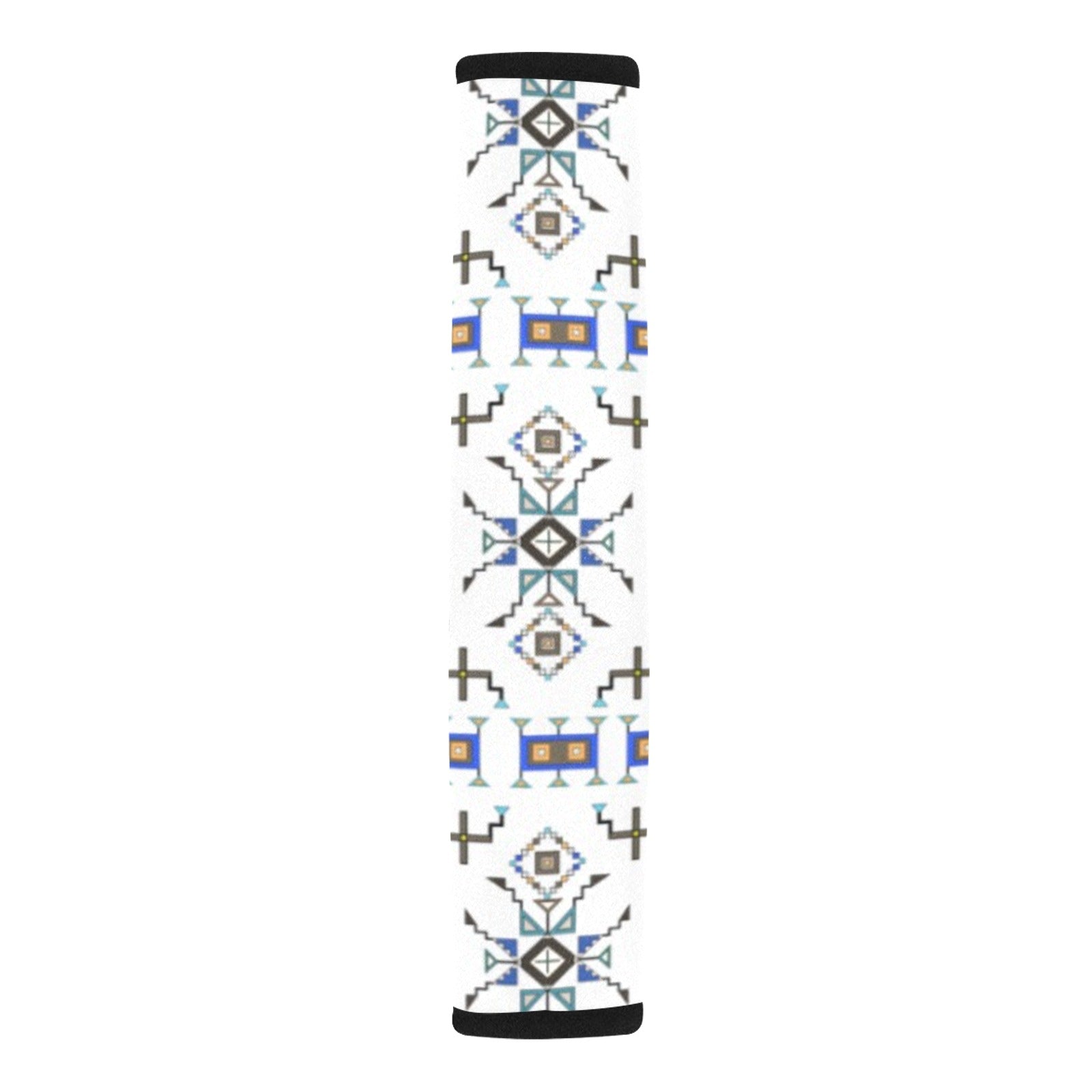 Eagle Strike White Car Seat Belt Cover 7''x12.6'' (Pack of 2)