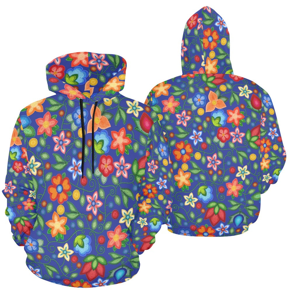 Morning Harmony Sapphire All Over Print Hoodie for Women (USA Size)