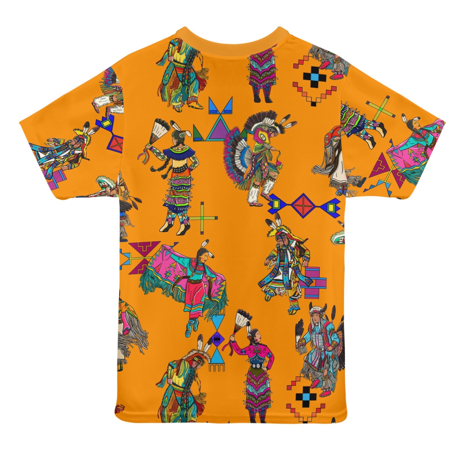 Grand Entry Dancers Orange T-shirt for Women