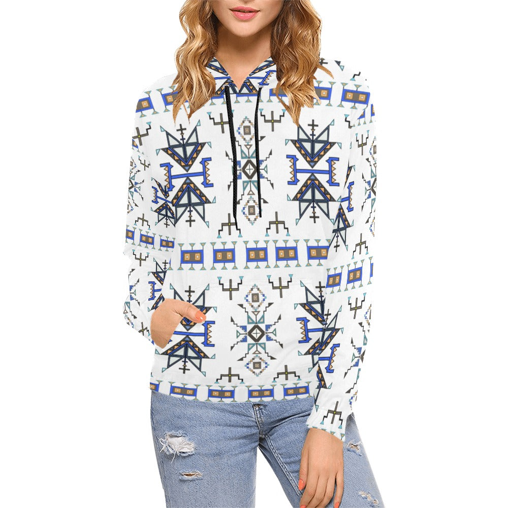 Eagle Strike White Hoodie for Women (USA Size)