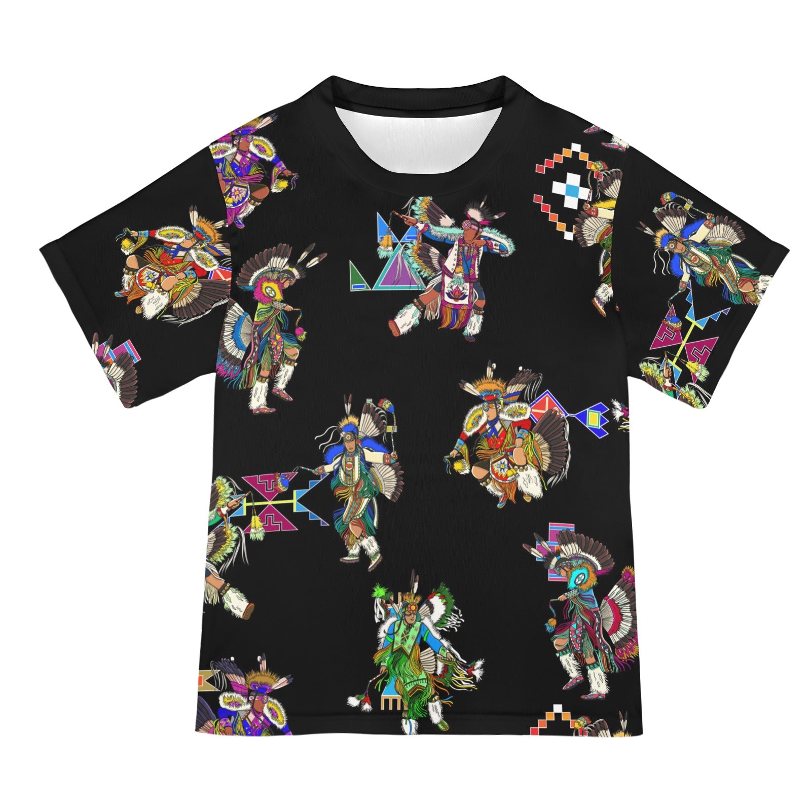 Men's Fancy Dancer Black T-shirt for Women