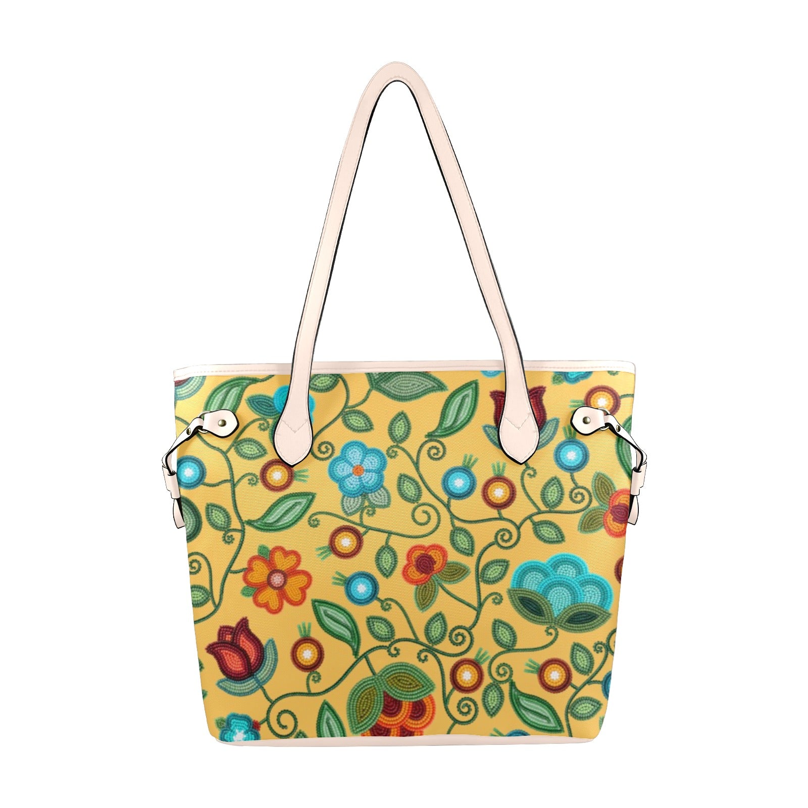 Prairie Fire Petals Honey Clover Canvas Tote Bag