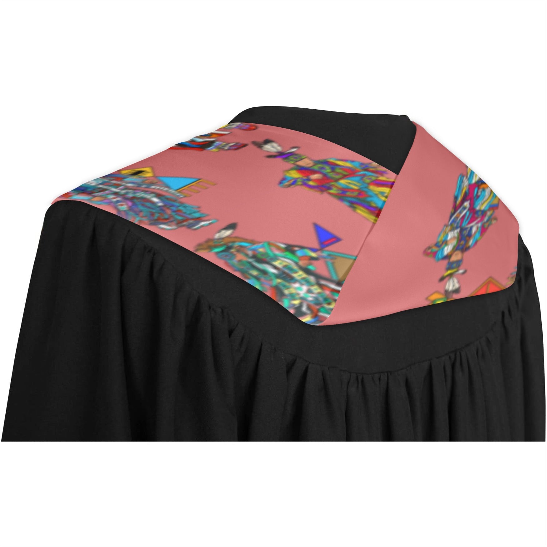 Men's Grass Dancers Terra Cotta Graduation Stole