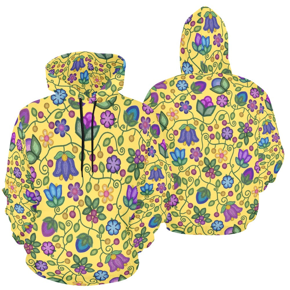 Bloom Uplift Yellow Hoodie for Men (USA Size)