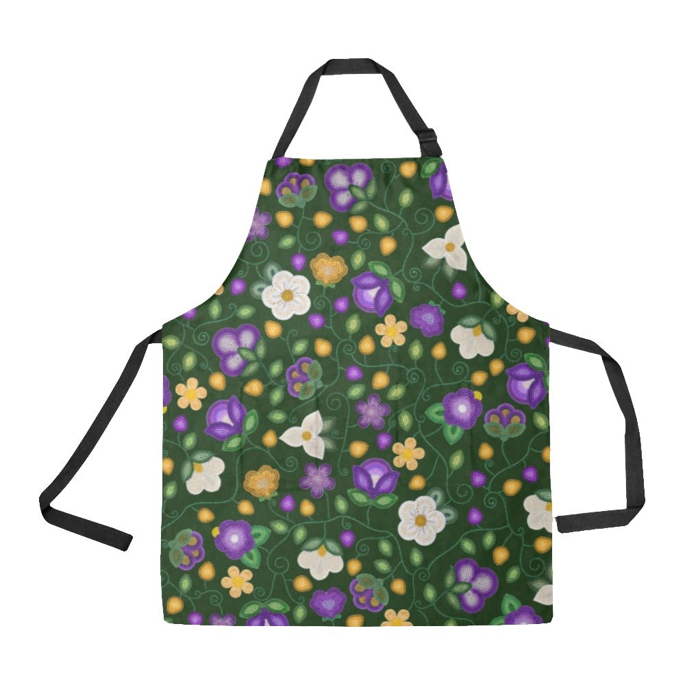 Midnight Moss Bloom Forest Apron