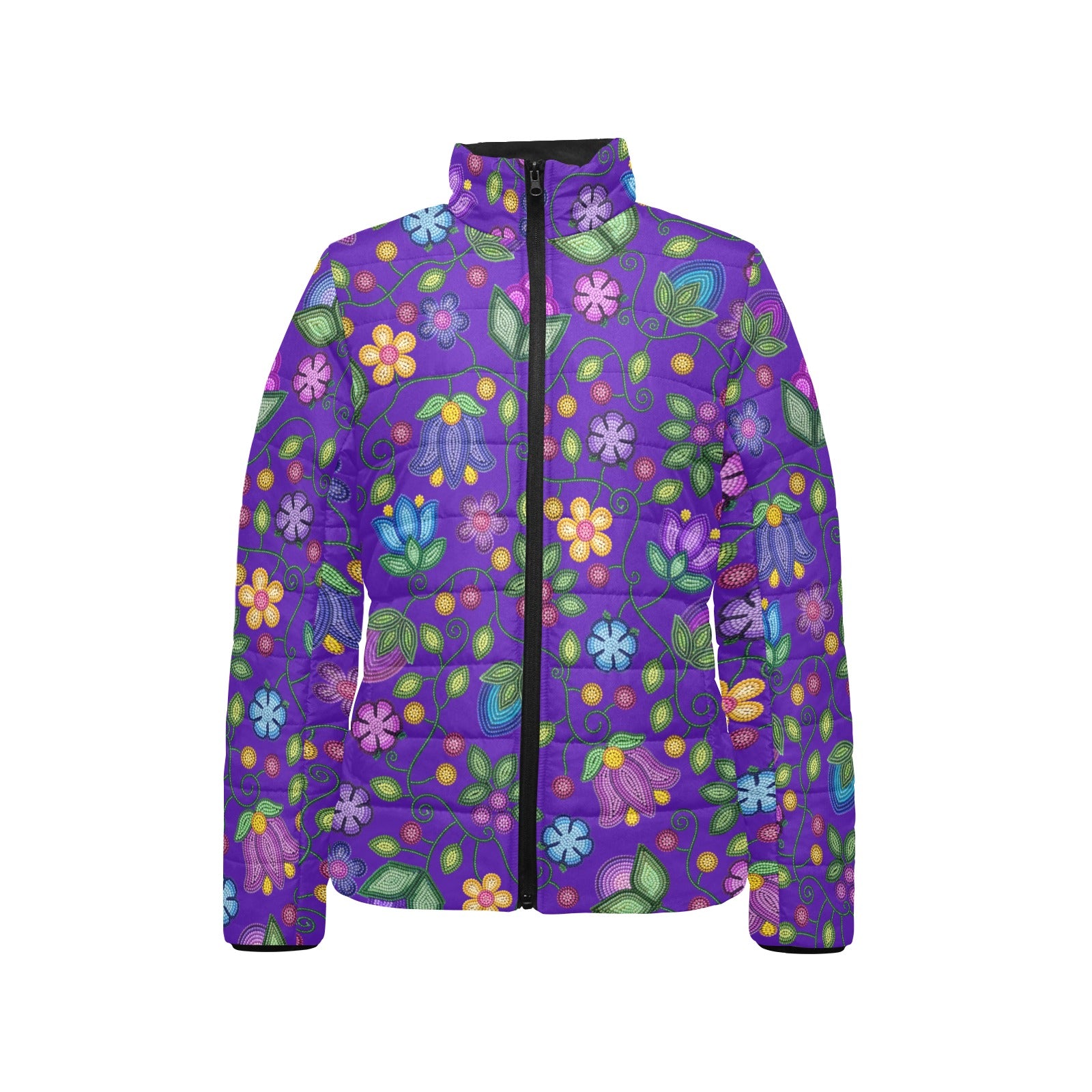 Bloom Uplift Indigo Women's Stand Collar Padded Jacket