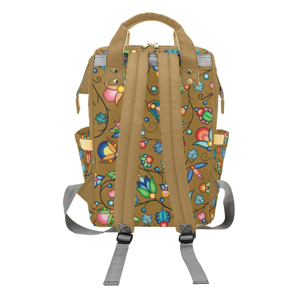 Prairie Plains Spirit Fall Leaves Multi-Function Diaper Backpack/Diaper Bag