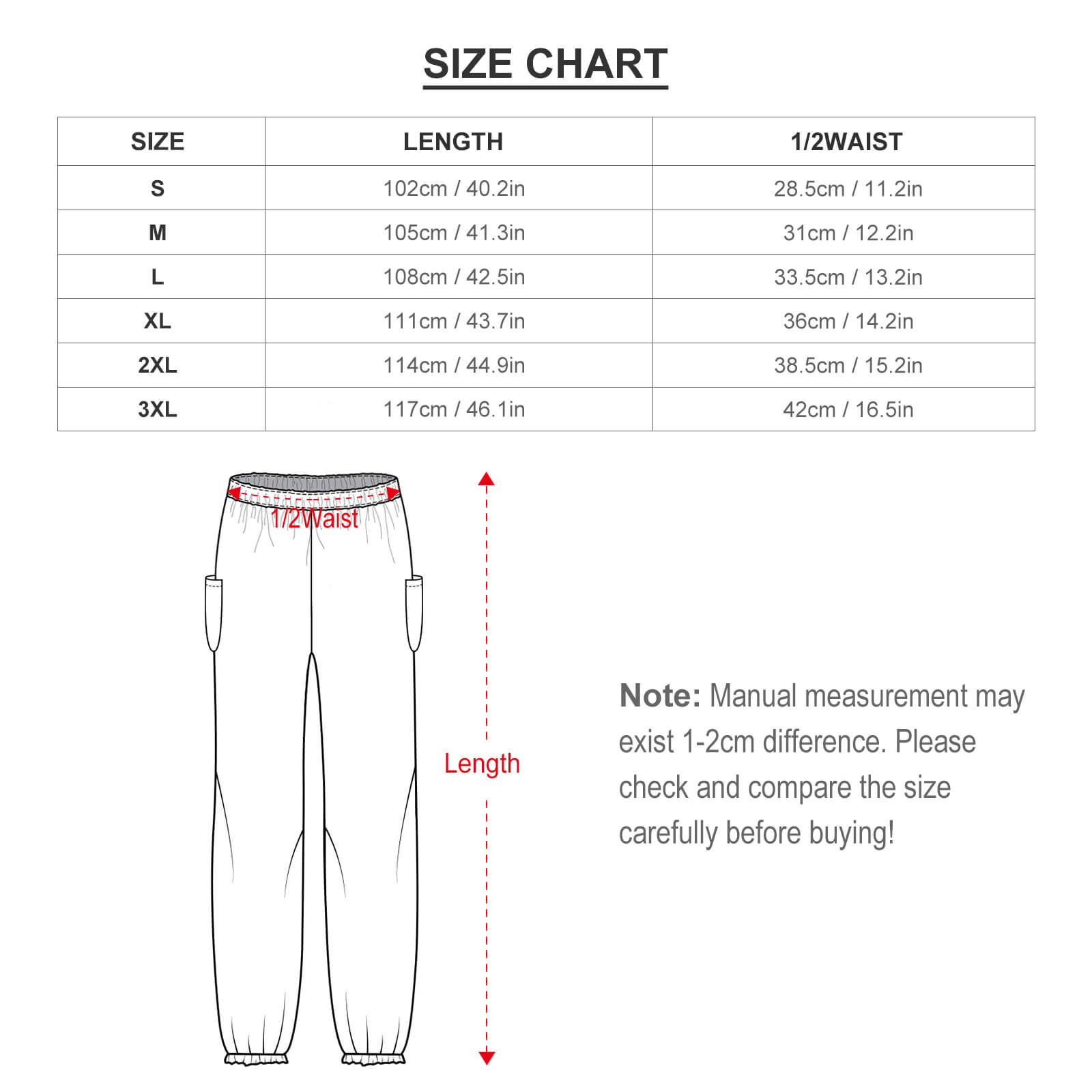 Wind Trail White Ribbon Joggers