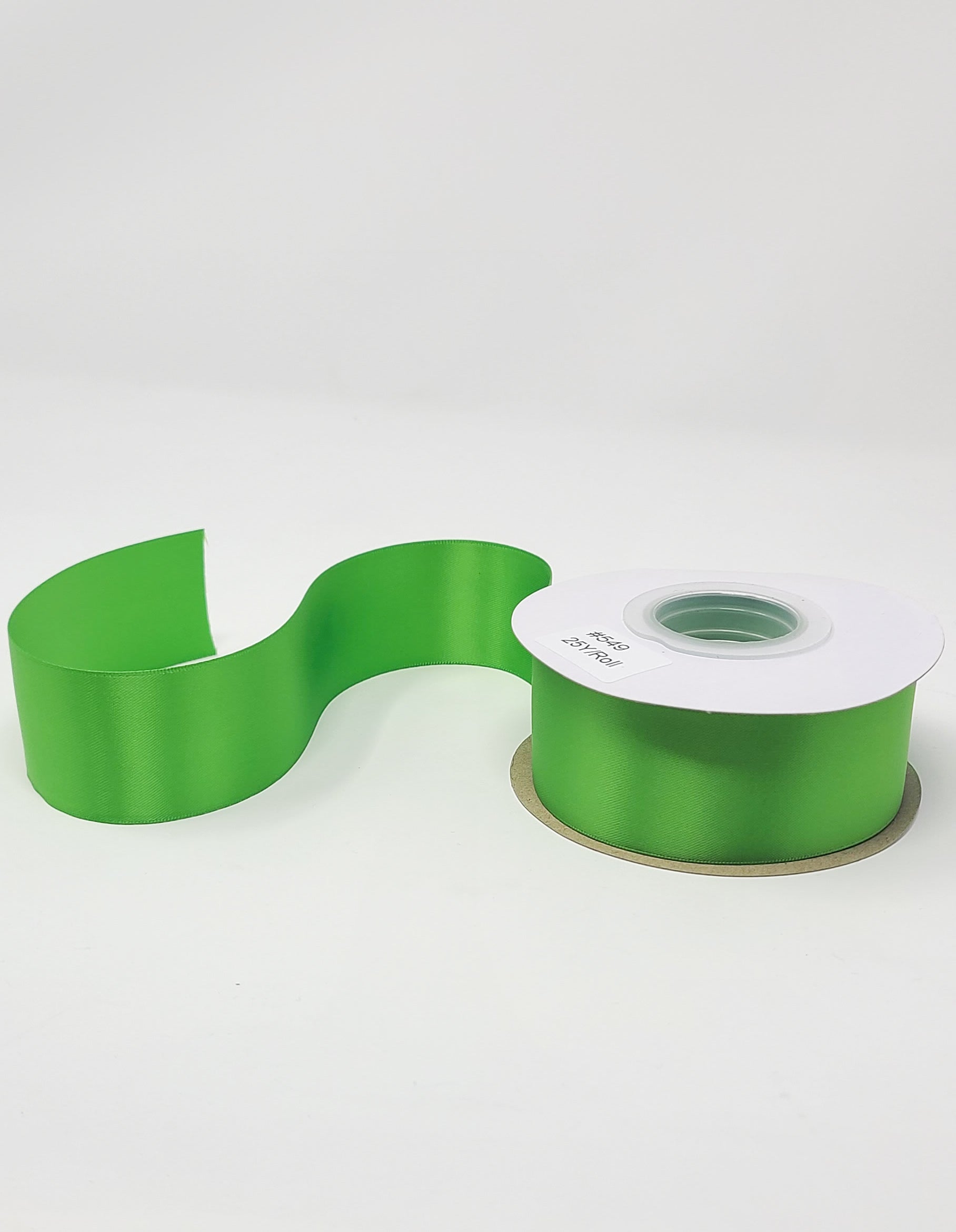 Bud Green - Double Face 1.5 inch Solid Colored Ribbon