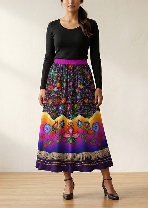 Beaded Offering Purple 3 Skirt