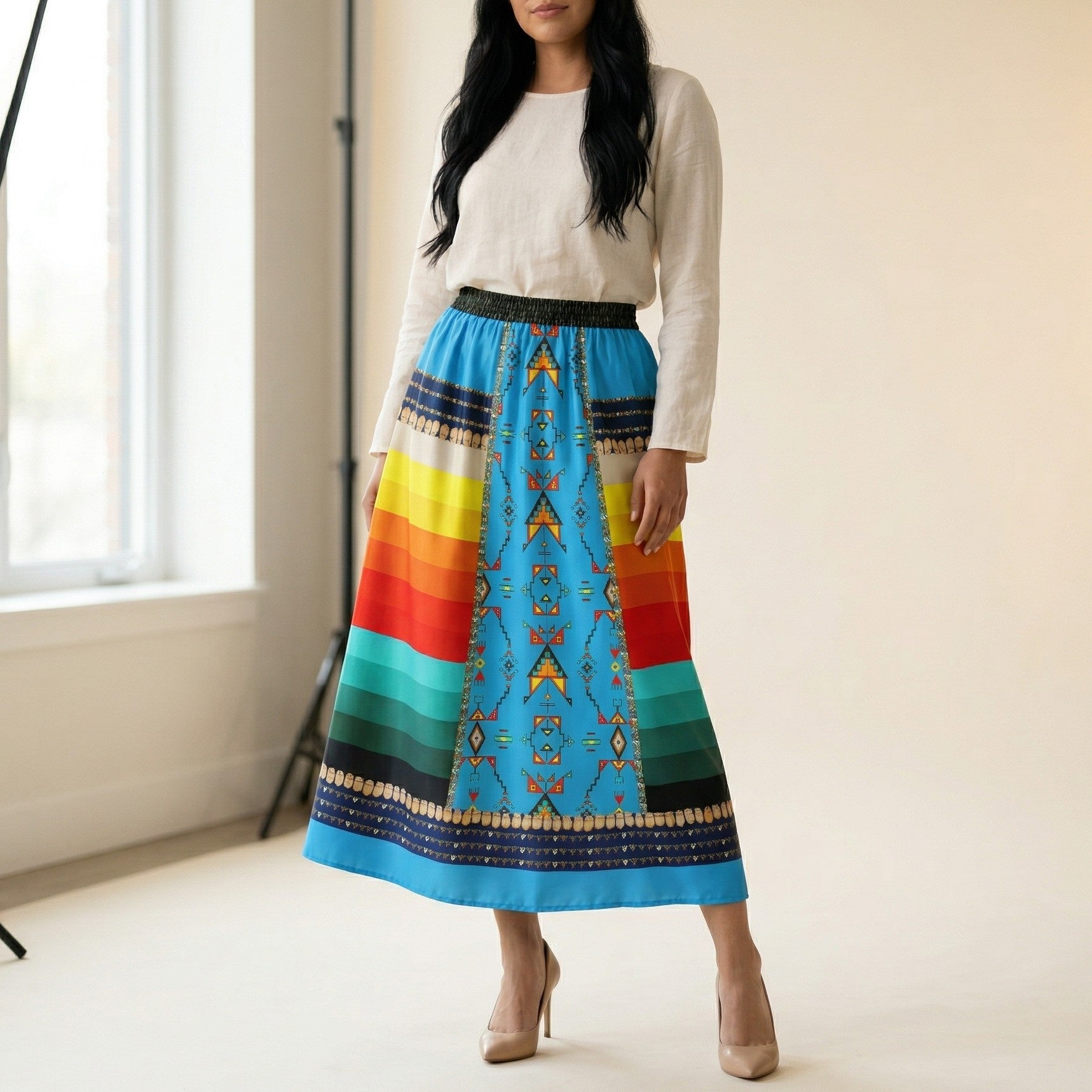 Sentinel of the Plains Turquoise 2 Skirt