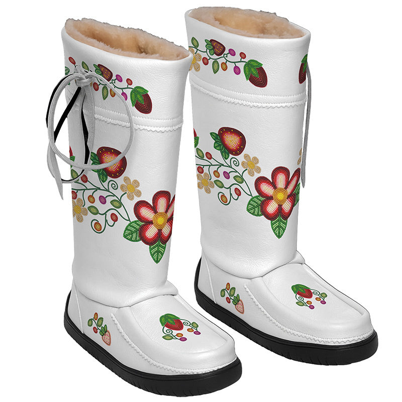 Berry Garden Real Leather MocLux Tall